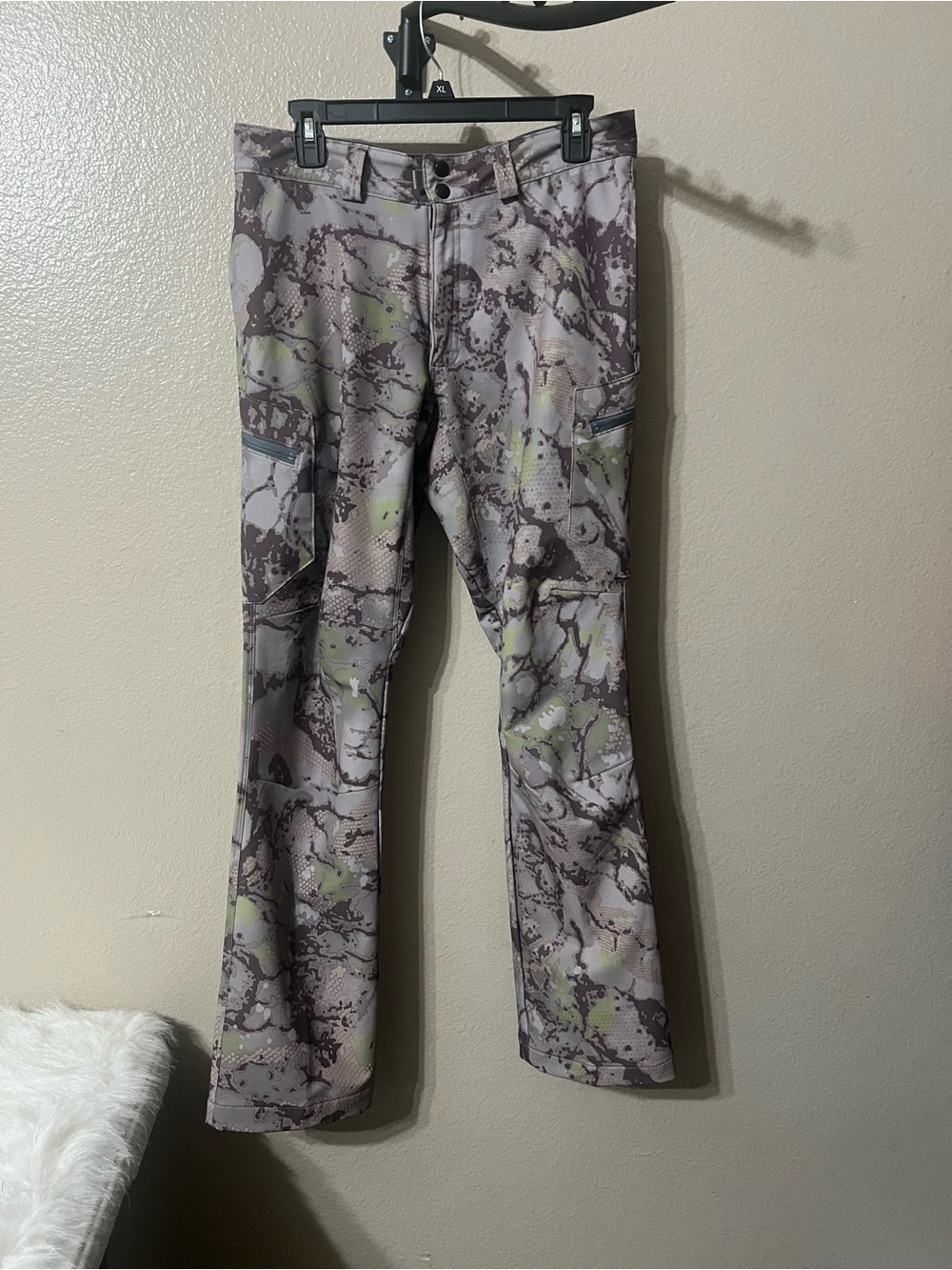 Men's Sixsite RANA Soft Shell Camouflage Pant-Gray Sz-32